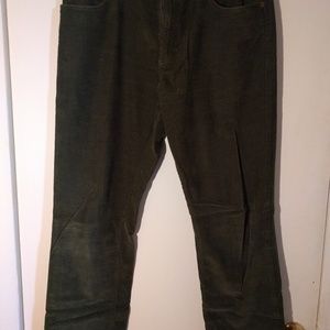 Mens Dark Green cords
